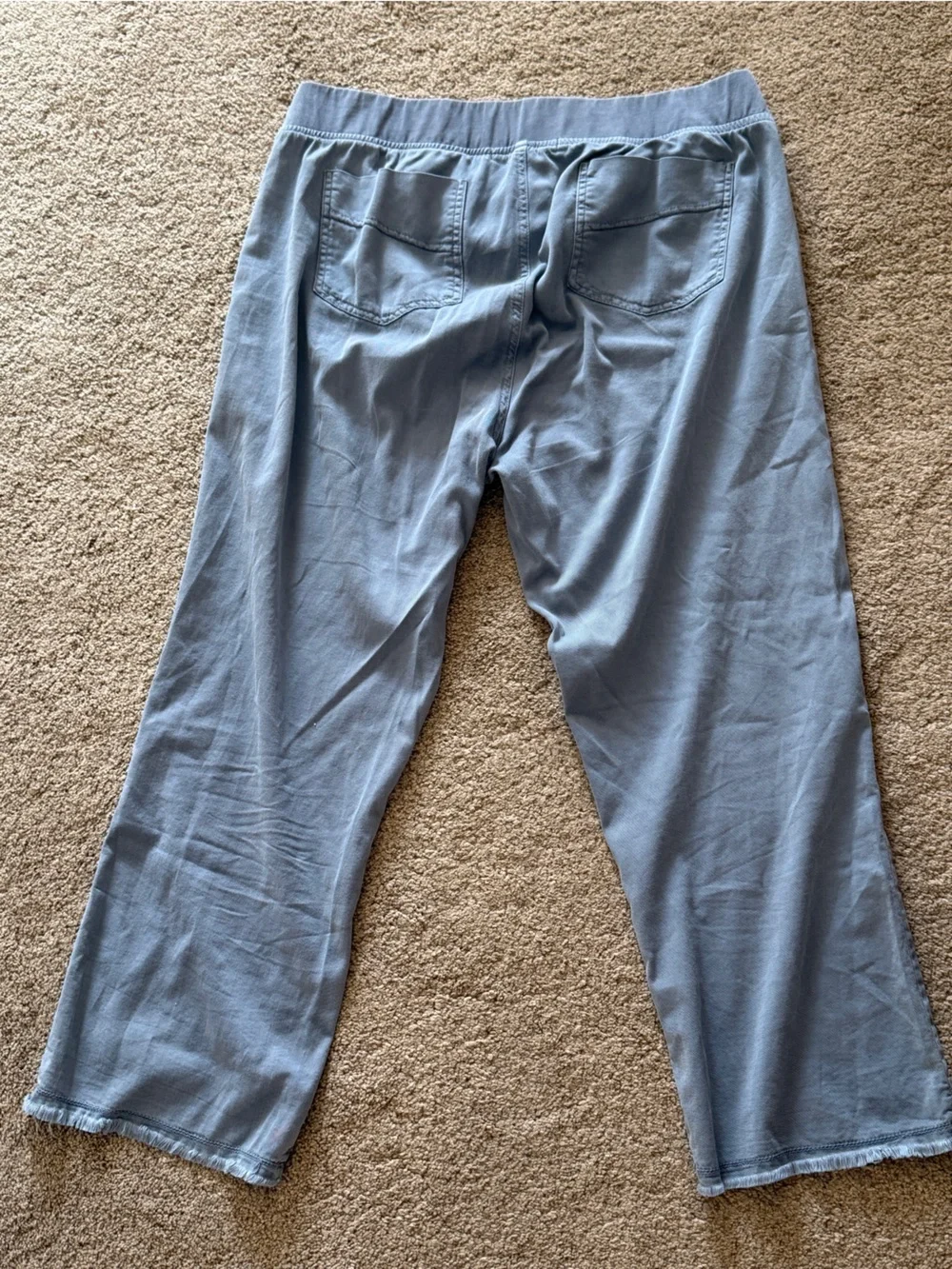 Light Blue Wide-Leg Pants